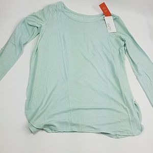 Gilligan & Omalley Women's S Baby Blue Shirt J37